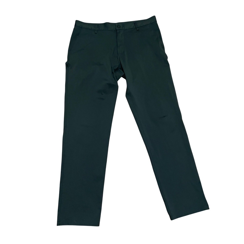 Rhone Men's 36 x 32 Commuter Pants Dark Olive Green Straight Leg 100161 Stretch